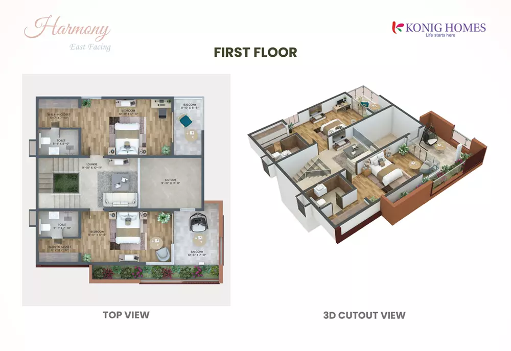 Konig North County Villa Home first floor