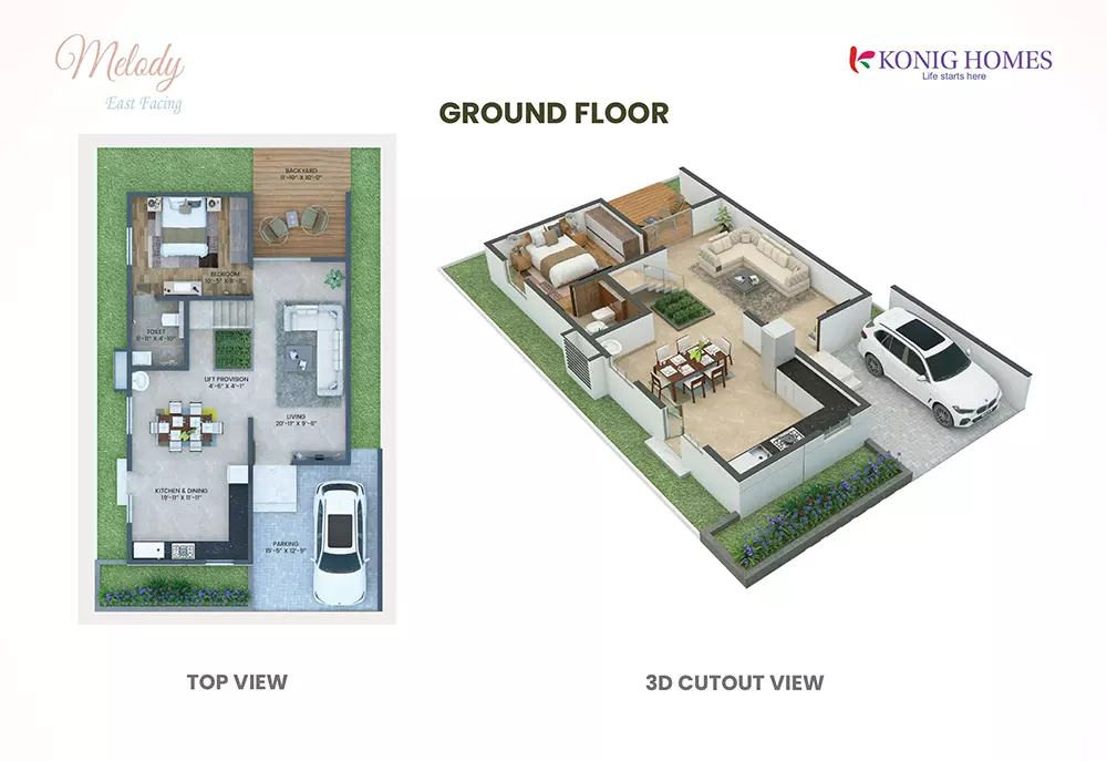 melody groun floor