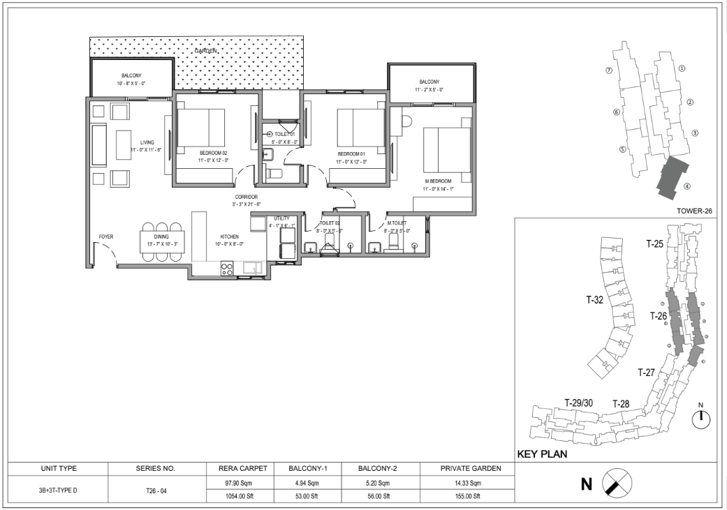 3bhk birla trimaya
